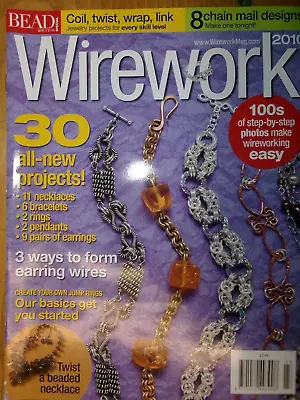 Wirework Magazine-2010-30 All-New Projects-Jump Rings-Chain Mail Designs-s/r • £5.50