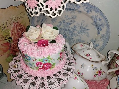 £22 • Buy Fake Cake Large Faux Display Kitchen Dresser Prop Shop Cath Kidston Design Stand