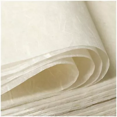 50/100 Sheets  A4 Mulberry Paper Sheets Natural Fiber Rice Paper8.3x11.7in Natu • $13.66