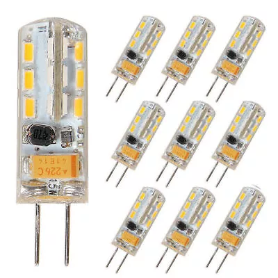 10X G4 3W Led Bulb Capsule AC/DC12V SMD Lamp 24LED Not Dimmable Cool White Light • $7.30