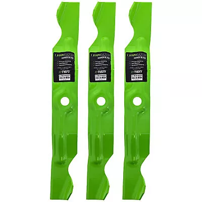 LawnRAZOR Blade For Cub Cadet LT1050 50 Inch 742-04068 High Lift Notched 3 Pack • $39.95