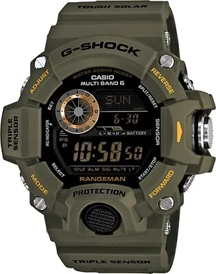 Casio G-Shock GW9400-3 Rangeman Military Triple Sensor Atomic Watch • $221.99