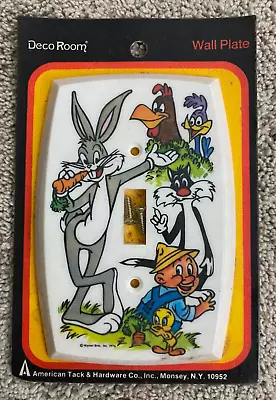 Vintage Deadstock 1976 Looney Tunes Light Switch Cover Plate NEW IN PACKAGE • $15.99