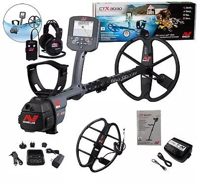 Minelab CTX 3030 Waterproof Metal Detector And FREE 17  DD Smart Coil • $1999