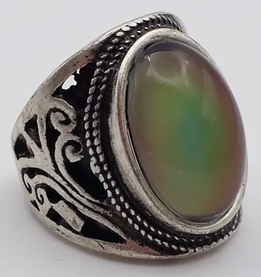 Moon Stone Color Changing Mood Ring Band Size: 6 1/4 US  - 6 1/2 US • $12
