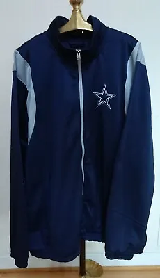 Dallas Cowboys NFL Men's Blue Team Full-Zip Track Jacket XXL • $20