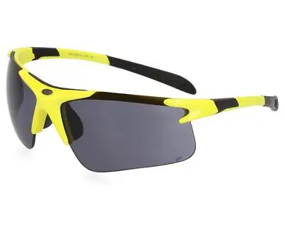 Euro Optics Planet Sports Racing Sunglasses - Yellow/Black/Smoke • $75.99