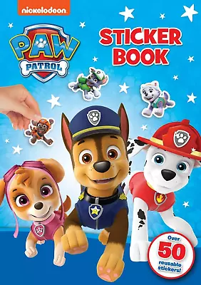 Paw Patrol Sticker Book Childrens Colouring Reusable Activity Pack Full Colour • £2.95