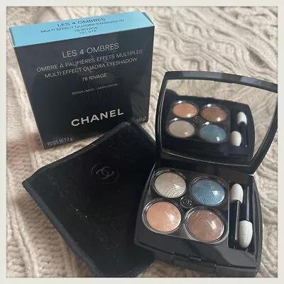 CHANEL Les 4 Ombres Eyeshadow 14 Colors 78 Rivage 388 Nuit Multi-Effect Quadra • $123.49