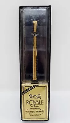 Wilkinson Sword Royale Gold Plated Collectible Safety Razor Vintage Design • $89