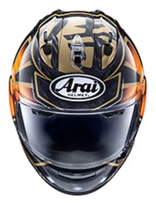 Arai Full Face Helmet RX-7X PEDROSA SAMURAI SPIRIT Gold Size 59-60 Cm NEW • $682.79