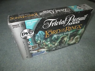 Lord Of The Rings Dvd Trivial Puruit Trilogy Edition Factory Sealed Seal Damaged • £14.99