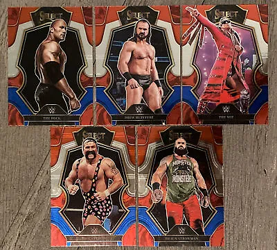 2023 Red Blue Prizm Select PREMIER LEVEL Panini WWE Vets & RC You Pick/Choose! • $1.99