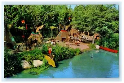 Peaceful Indian Village Disneyland Anaheim Ca California Postcard (ee5) • $5.95