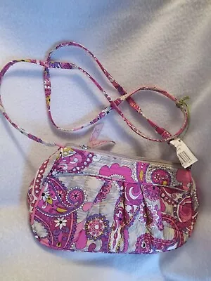  Vera Bradley Frannie Paisley Meets Plaid Crossbody Bag NWT • $13.95