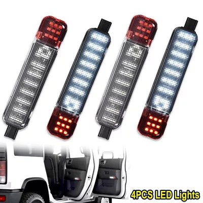 4Pcs Fit For 97+ Chevy/GMC C/K Tahoe Yukon LED Door Panel Lights Courtesy Lamps • $24.08