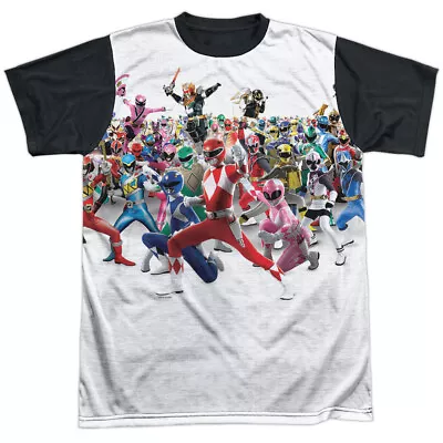 Power Rangers Ranger Overload Adult Costume T Shirt (Black Back) S-3XL • $19.99