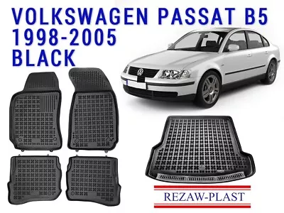 Floor Liners For Volkswagen Passat 1998-2005 Floor Mats & Cargo Mat All Weather • $194.99