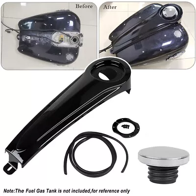 Stretched Dash Panel + Tank Cover Gas Cap For Harley Electra Glide Ultra Classic • $84.53