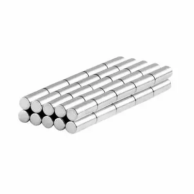 1/8 X 3/8 Inch Neodymium Rare Earth Cylinder/Rod Magnets N48 (100 Pack) • $18.99