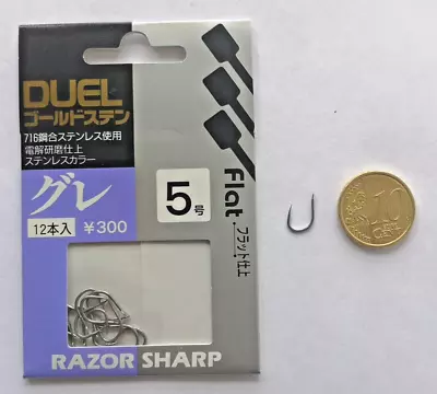 Hooks DUEL Razor Sharp K544 - Size 5 - 12 Pieces FA201 • $2.14