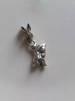 Rare Collectors Chamilia 925 Winnie The Pooh Hanging Eeyore Bracelet Charm • £45