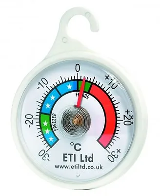 £6.49 • Buy Fridge/Freezer Dial Thermometer ETI Ltd **choose Quantity**
