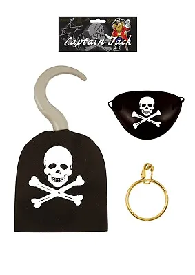 £7.35 • Buy Pirate Fancy Dress Costume  Accessories Party  Toy Dress Up Birthday Caribbean