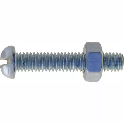 BA Machine Screws With Nuts 2BA 4BA 6BA Slotted Round Head • £0.99