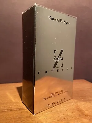 Z ZEGNA EXTREME By ERMENEGILDO ZEGNA 3.3 OZ / 100 ML EDT Spray NIB Sealed RARE • $349.95