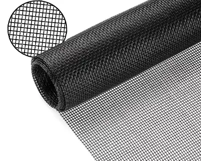 Fibreglass Insect Screen Mesh W1.2m Net  Fly Bug Mosquito Spider -BLACK Quality • £3.99