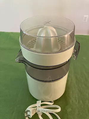 Electric Automatic Citrus Juicer Vintage Oster 4100-20A. Color White. • $20