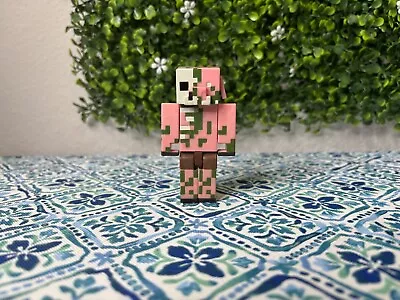 Minecraft Zombie Pigman 3.5  Articulated Figure 2021 Mattel Pink White Green • $5