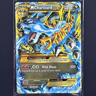 M Charizard Ex 108/106 Xy Flashfire Secret Ultra Rare Holo Pokemon Card Dents • $139.99