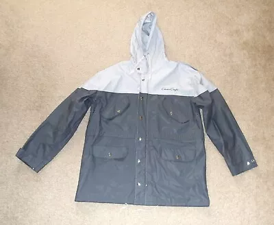 Vintage Chris Craft Swell Wear Industries Boating Rain Coat Jacket Size L • $39.99