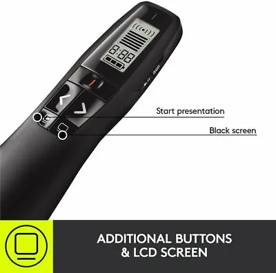 £39.99 • Buy Logitech Professional Presenter R800, Wireless Presentation Clicker Remote NEW!