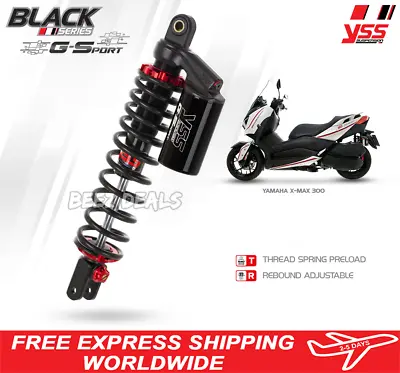 YSS Shocks Absorber Adjustable Black Series G-Sport YAMAHA XMAX 250 300 X-MAX • $370.49