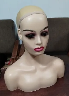 1pcs  Wholesale Female Mannequin Head With Shoulder For Display Wigs&more • $45