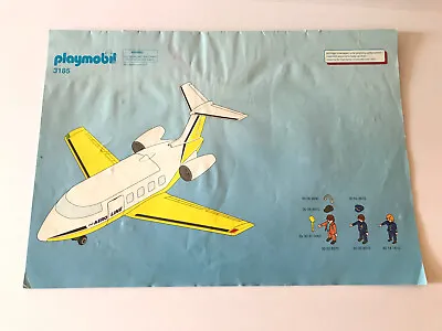 Playmobil 3185 Construction Instructions Line Jet Instructions Only • £2.08