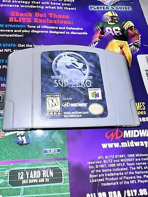 Mortal Kombat Mythologies: Sub-Zero (Nintendo 64 N64 1997) Authentic Tested • $22