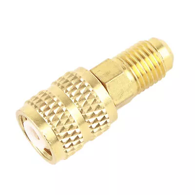 R410A A/C 1/4inch Male SAE To 5/16in Female SAE Adapter HVAC Hose Connector ✲ • $10.98
