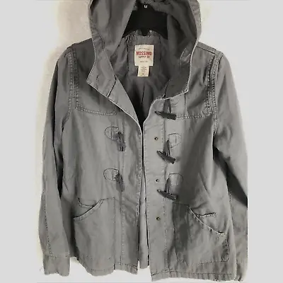 Mossimo  Woman’s Jacket Gray Adult Medium With Hood Coat • $19.95