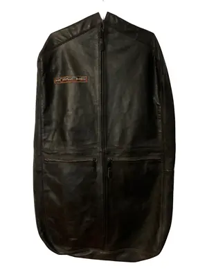 $284.99 • Buy Leather Porsche Garment Bag Suitcase Luggage Vintage Car Accessories 356 911