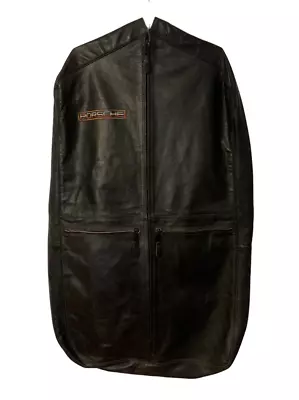 $284.99 • Buy Leather Porsche Garment Bag Suitcase Luggage Vintage Car Accessories 356 911
