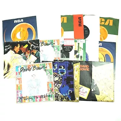 A Job Lot / Collection Of Nineteen David Bowie Vinyl 7  Single's • £0.99