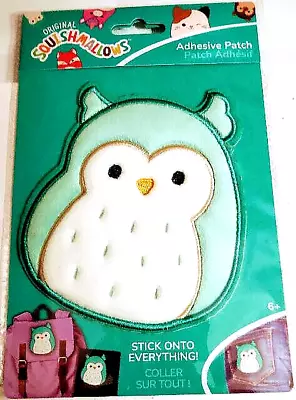 Squishmallows-Winston THE Owl Adhesive Patch (4” X 4 ) Sticks ONTO EVERYTHING!! • $8.75