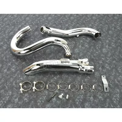 V-Twin Manufacturing Chrome 2 Into 1 Exhaust Header Set - 29-0822 • $486.47