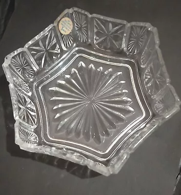 Vintage  Avon Fostoria Crystal Pool Floating Candle  Dish C. 1970s • $15.99