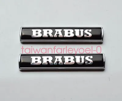 2pcs Mercedes Benz BRABUS Car Emblem Badge Sticker Side Skirts Badge Logo • $16.99