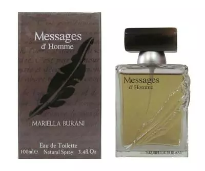 Messages D'Homme By Mariella Burani For Men 3.4 Oz Eau De Toilette Spray Low-fil • $44.95